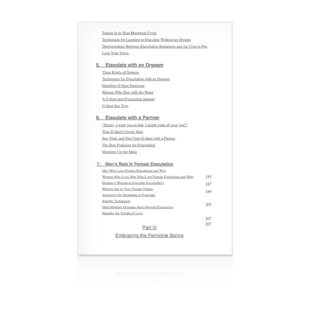 Female Ejaculation & the G-Spot: Not Your Mother's Orgasm Book - Image 4