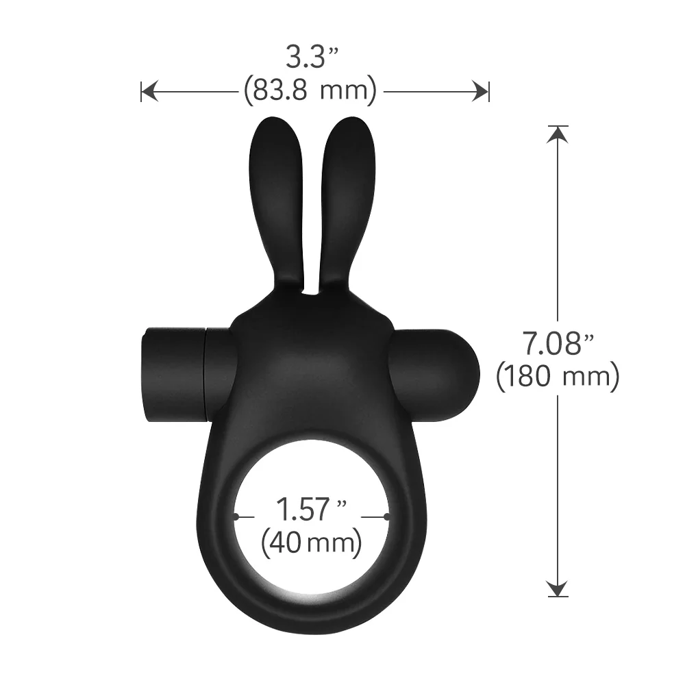 Forto Bunny Vibrating Cock Ring - Image 3