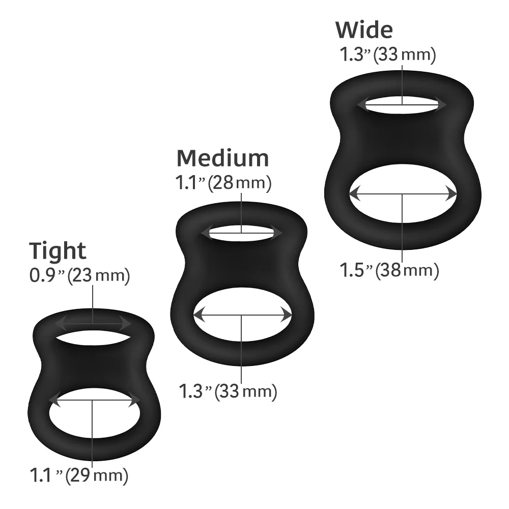 Forto F-22 Cock & Ball Double Ring - Image 3