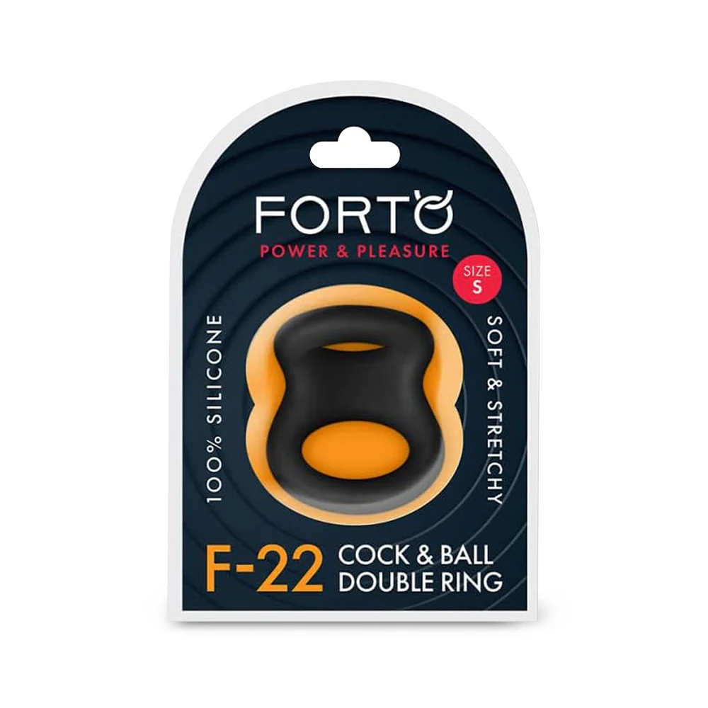 Forto F-22 Cock & Ball Double Ring - Image 5
