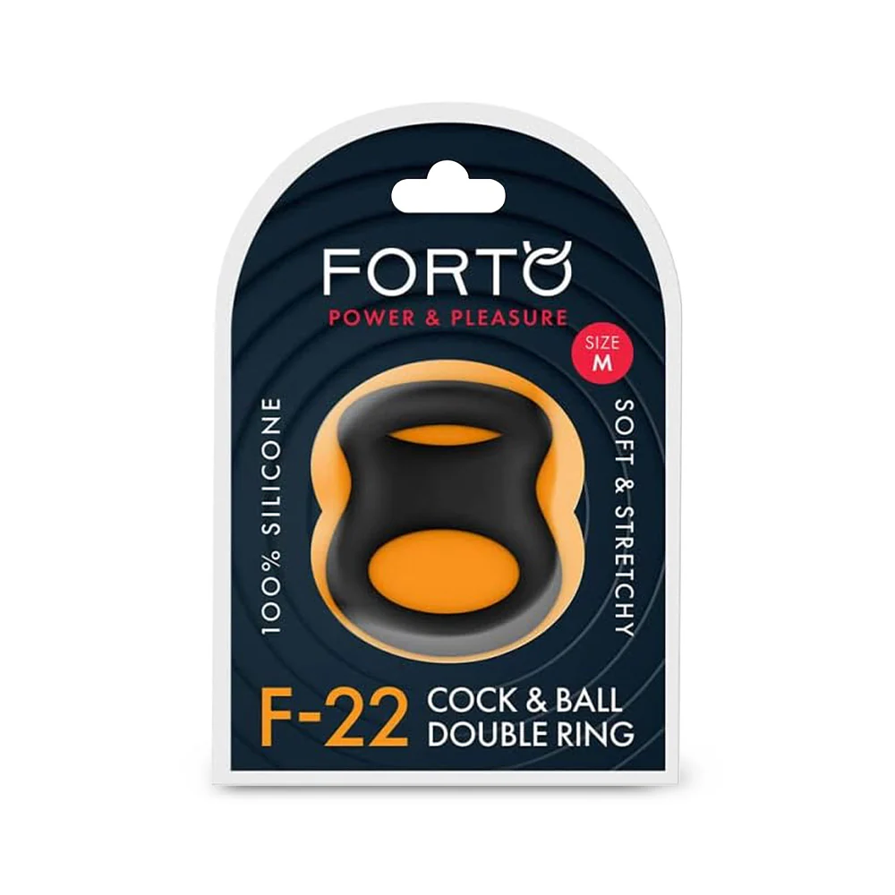Forto F-22 Cock & Ball Double Ring - Image 9