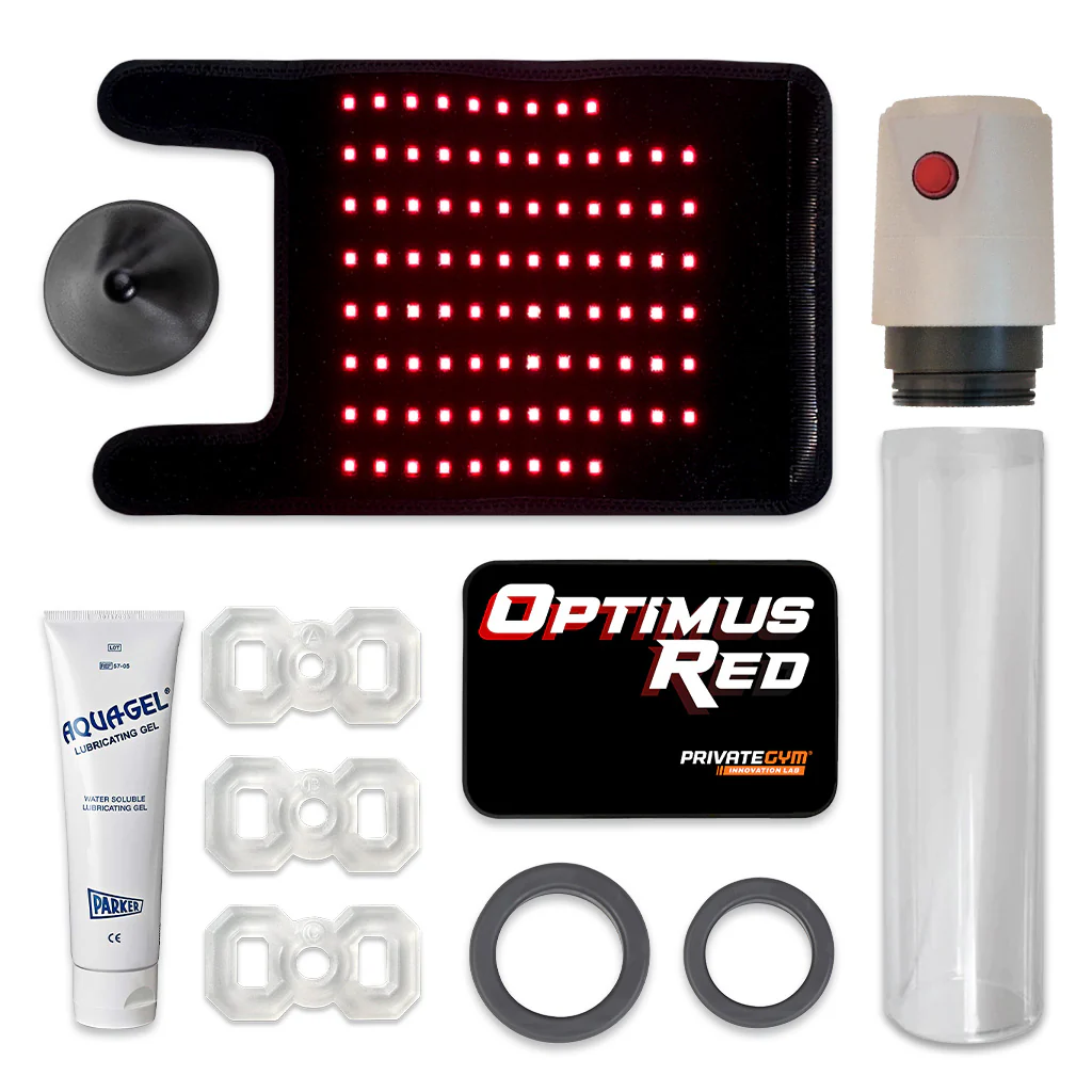 Optimus Red Blood Flow Boosting Penis Pump Wrap Set - Image 3