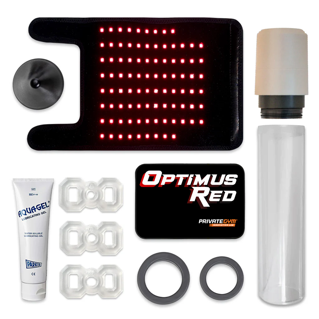 Optimus Red Blood Flow Boosting Penis Pump Wrap Set - Image 4