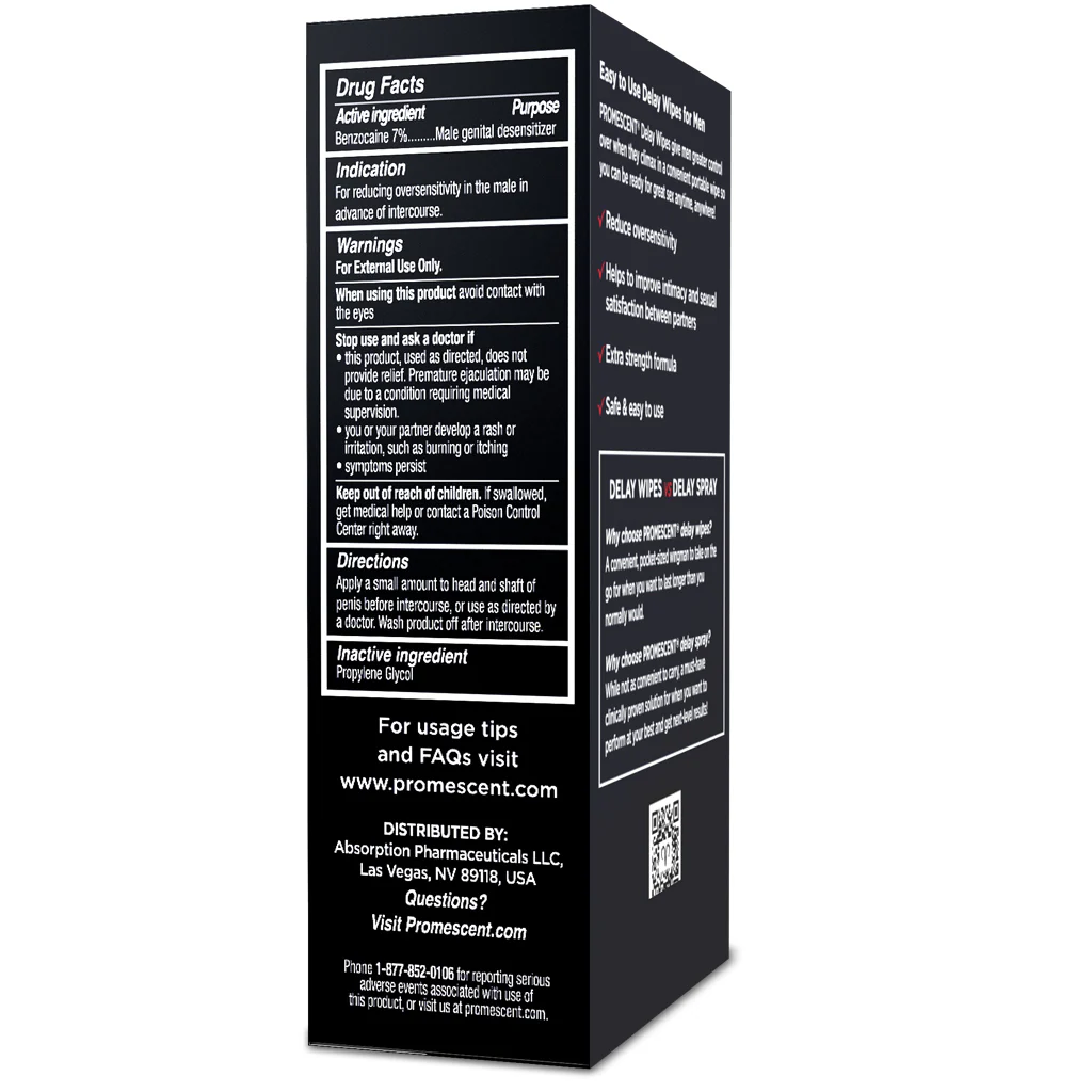 Promescent Delay Wipes for Sexual Stamina - Image 6