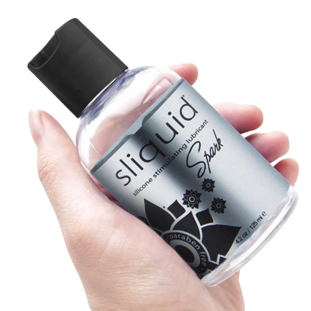 Sliquid Spark Studio Silicone-Based Sex Lube with Menthol - Image 3