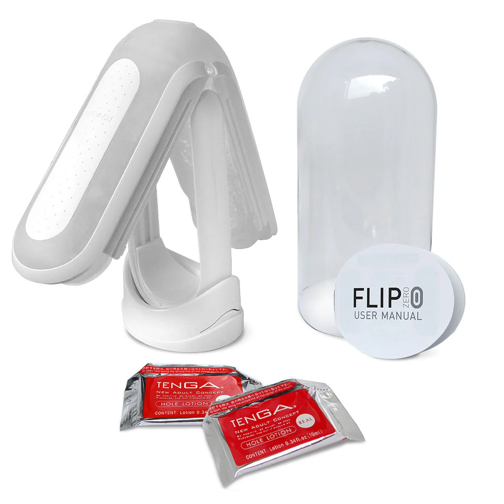 TENGA Flip Zero White Stimulation Device - Image 7